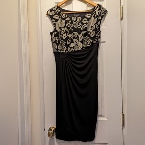 Embroidered top dress